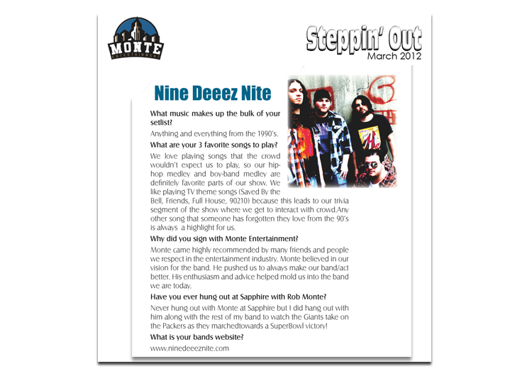 ndn in steppin out magazine